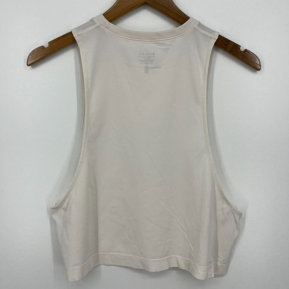 Athleta Tank Top Women's Size S Pink Crew Neck Yoga Sleeveless Nylon Cropped - Picture 6 of 8